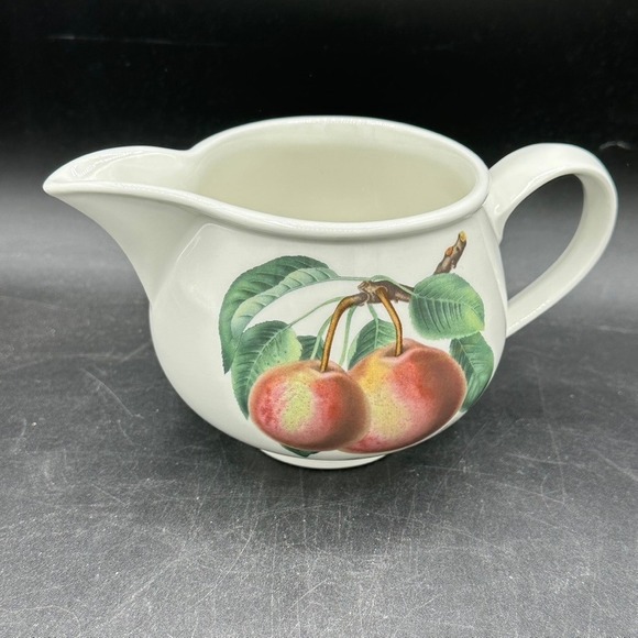 Portmeirion Other - Vintage Portmeirion Pomona Gravy Boat Creamer Pitcher Princess Orange Pear Large